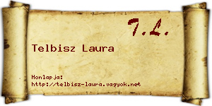 Telbisz Laura névjegykártya