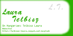 laura telbisz business card